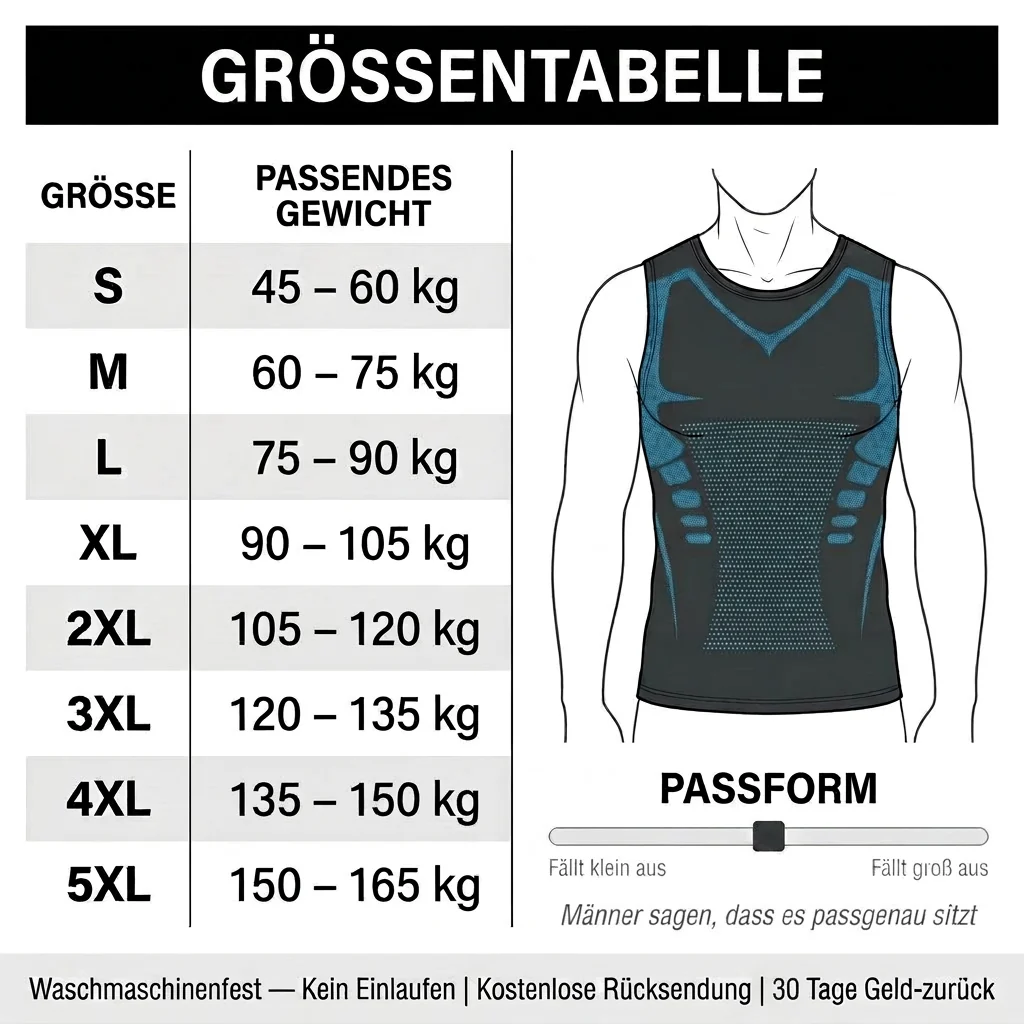 SCULPD™ Größentabelle