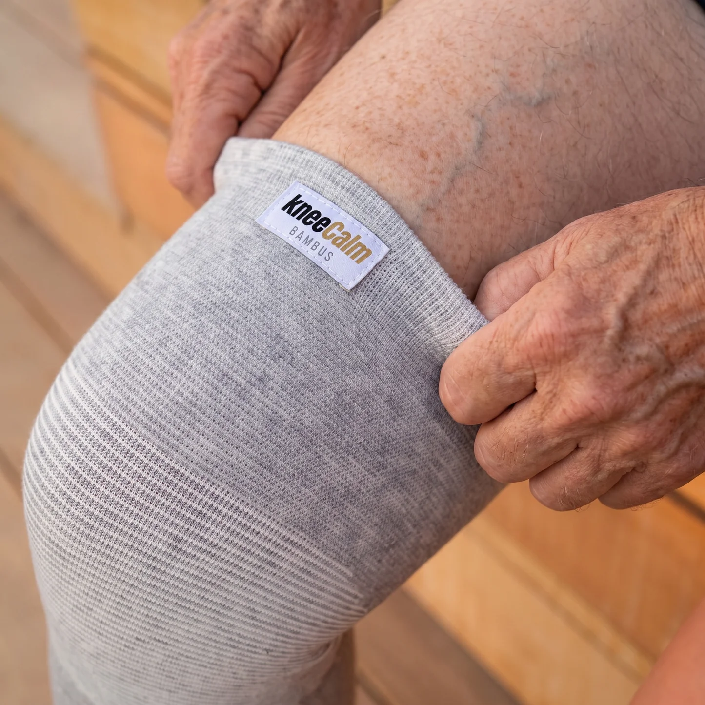Sculpd KneeCalm™ — Bambus-Kompressionsbandage für Tag und Nacht